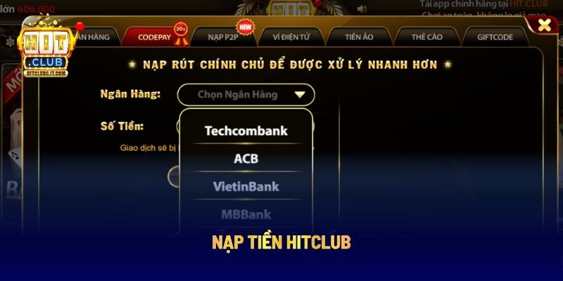 Nạp tiền Hitclub